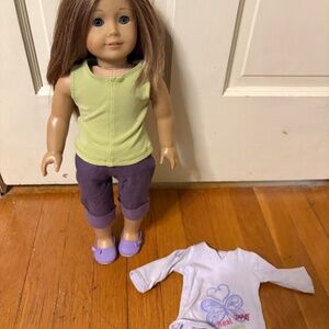 American Girl Doll Just Like You Truly Me Blue Eyes and Caramel Hair-Retired